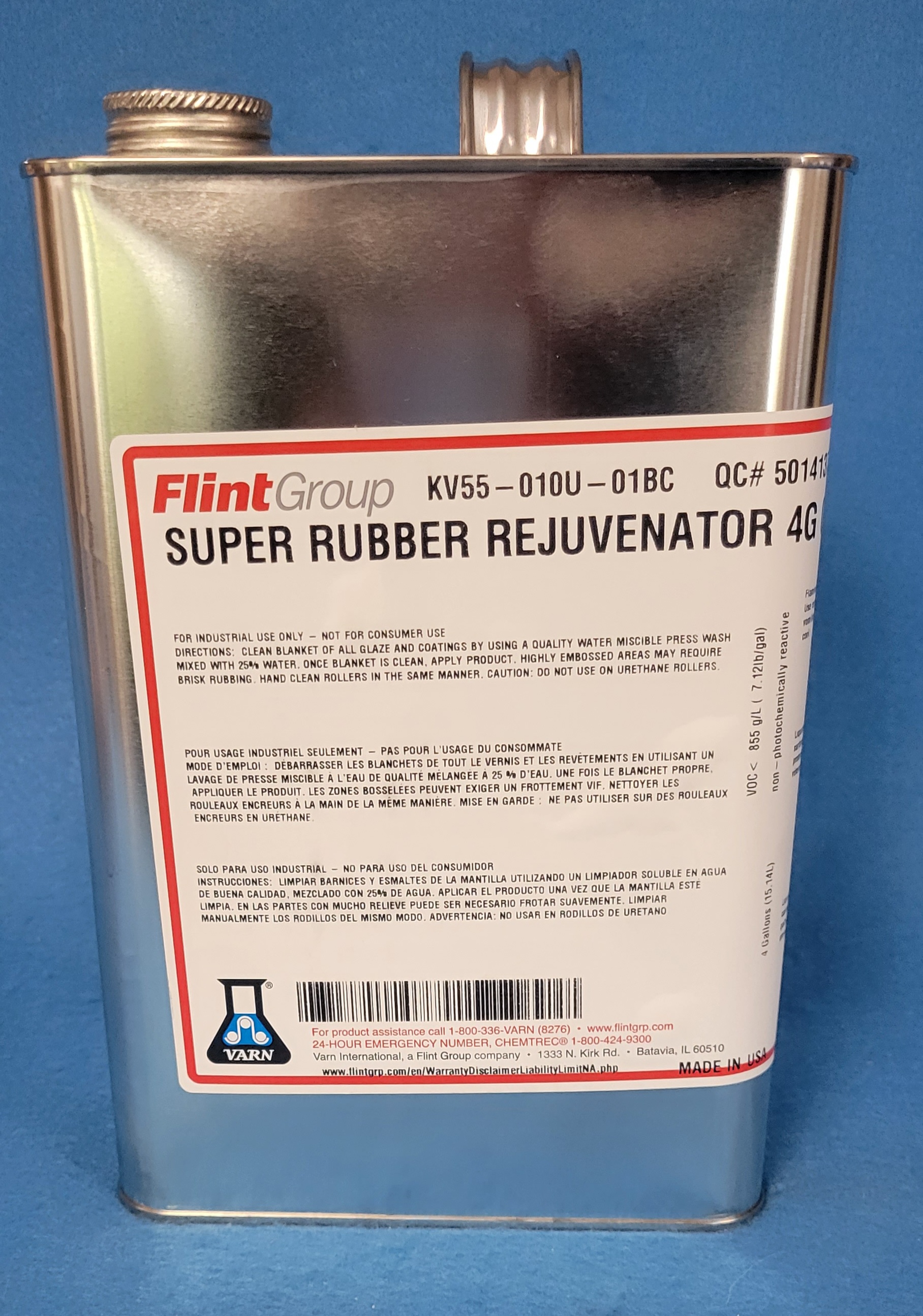 Super Rubber Rejuvenator 1 Gallon. Our stock number SUPRUB [KV55010U